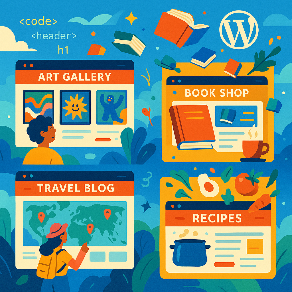 25 Ideas Únicas de Sitios Web que Puedes Crear Usando WordPress
